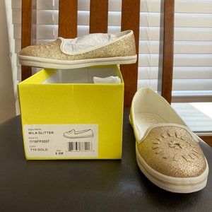 Women's New Jack Rogers Mila Glitter Canvas Flats Sneakers